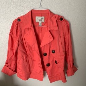 American Rag Peach Jacket!